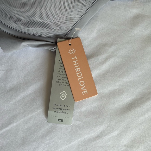 *THIRDLOVE  24/7 Classic Contour Plunge Bra NWT Grey O-36 - Picture 7 of 12